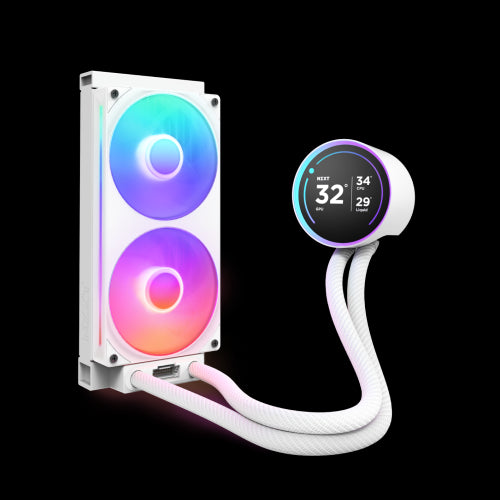 NZXT Kraken Elite 240 RGB Procesador Sistema de refrigeraciÃ³n lÃ­quida todo en uno 12 cm Blanco 1 pieza(s)_1