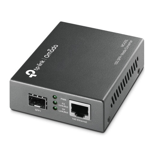 TP-Link MC420L convertidor de medio 10000 Mbit/s Multimodo, Monomodo Negro_0