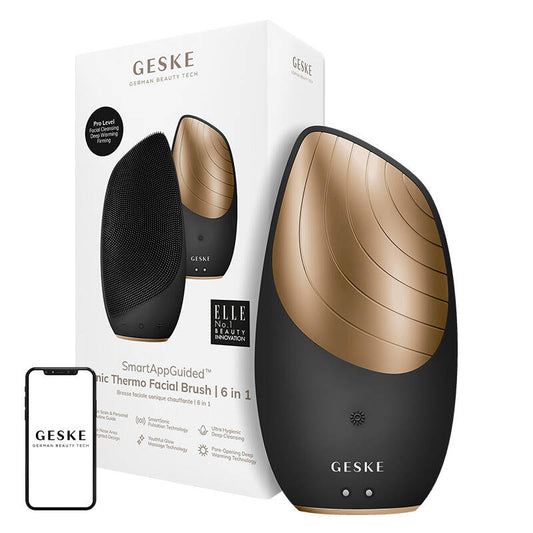 Sonic Thermo Facial Brush 6in1 Geske with APP (gray)_0