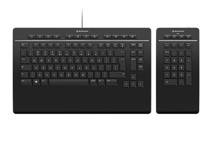 3Dconnexion Keyboard Pro with Numpad teclado Oficina USB + RF Wireless + Bluetooth QWERTZ AlemÃ¡n Negro_0