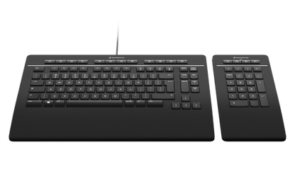 3Dconnexion Keyboard Pro with Numpad teclado Oficina USB + RF Wireless + Bluetooth QWERTZ AlemÃ¡n Negro_1