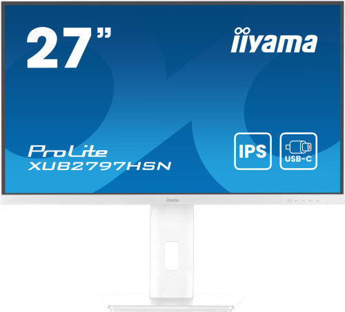iiyama ProLite XUB2797HSN-W2 pantalla para PC 68,6 cm (27") 1920 x 1080 Pixeles Full HD LED Blanco_0
