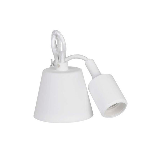 Cabo para candeeiro suspenso de silicone e27 60w cor branco edm_0