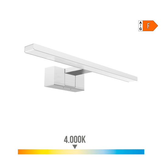 Candeeiro led de parede e espelho 6w 600lm 4.000k luz do dia 30x12,8x5,10cm edm_0