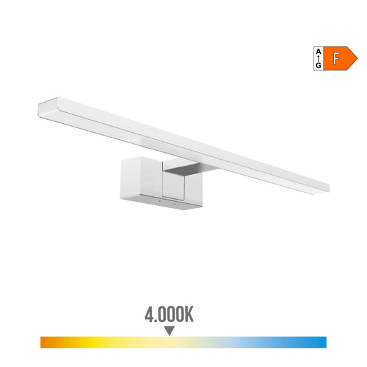 Candeeiro led de parede e espelho 8w 800lm 4.000k luz do dia 40x12,8x5,10cm edm_0