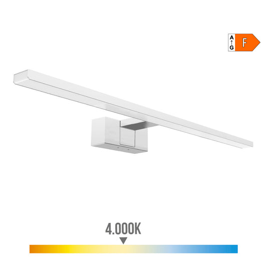 Candeeiro led de parede e espelho 12w 1.270lm 4.000k luz do dia 60x12,8x5,10cm edm_0