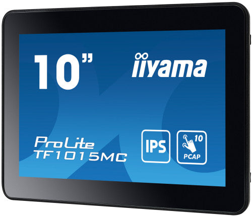 iiyama ProLite TF1015MC-B3 - Monitor LCD - 10.1" (10" visualizzabile) - telaio aperto - touchscreen - 1280 x 800 WXGA - IPS - 500 cd/m? - 800:1 - 29 ms - HDMI, VGA, DisplayPort - nero_4