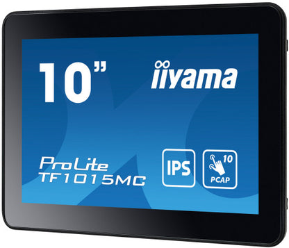 iiyama ProLite TF1015MC-B3 - Monitor LCD - 10.1" (10" visualizzabile) - telaio aperto - touchscreen - 1280 x 800 WXGA - IPS - 500 cd/m? - 800:1 - 29 ms - HDMI, VGA, DisplayPort - nero_4