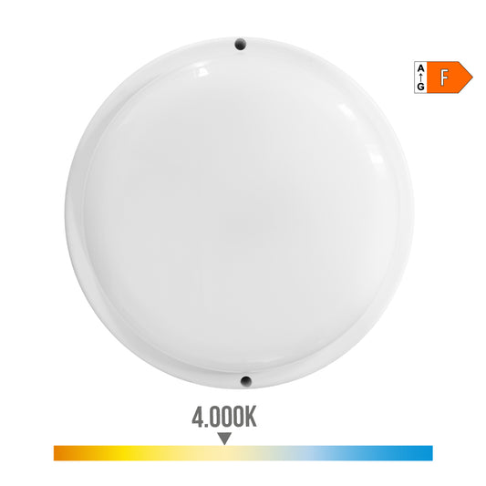 Aplique redondo led com sensor crepuscular e de movimento 18w 1820lm 4.000k luz do dia edm_0