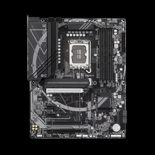 GIGABYTE Z790 EAGLE Placa base - Compatible con procesadores Intel Core de 14Âª generaciÃ³n, VRM de 12+1+1 fases, hasta 7600 MHz DDR5 (OC), 3xPCIe 4.0 M.2, LAN 2,5 GbE, USB 3.2 Gen 2_1