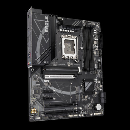 GIGABYTE Z790 EAGLE Placa base - Compatible con procesadores Intel Core de 14Âª generaciÃ³n, VRM de 12+1+1 fases, hasta 7600 MHz DDR5 (OC), 3xPCIe 4.0 M.2, LAN 2,5 GbE, USB 3.2 Gen 2_2