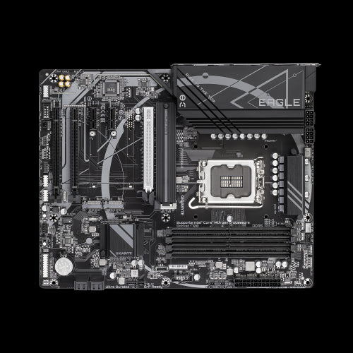 GIGABYTE Z790 EAGLE Placa base - Compatible con procesadores Intel Core de 14Âª generaciÃ³n, VRM de 12+1+1 fases, hasta 7600 MHz DDR5 (OC), 3xPCIe 4.0 M.2, LAN 2,5 GbE, USB 3.2 Gen 2_3