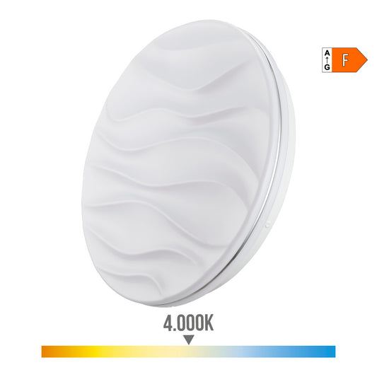 Candeeiro super.led de superfÃ­cie 12w 1160lm 4000k Ã¸26x5,2cm modelo desert edm_0