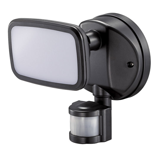 Aplique led com sensor crepuscular e de movimento 10 w 750 lm 4000 k luz dia, ip65, preto, Ã¸12 Ã 14 Ã 17 cm_0