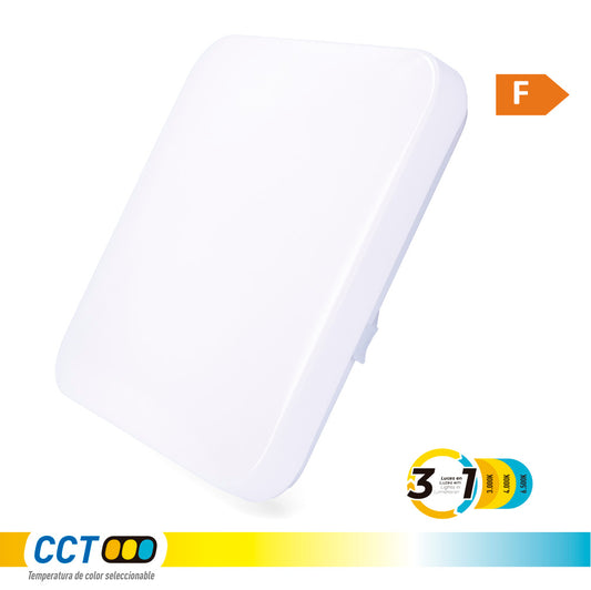 Luminaria de parede led quadrada extraplana 12 w 3cct 1160 lm 28,5 x 28,5 x 6 cm_0