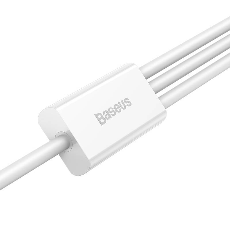 Baseus Superior Series USB-A - USB-C / Lightning / micro USB 3.5A cable 1m - white_7