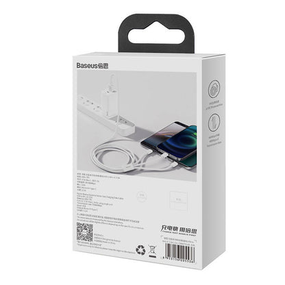 Baseus Superior Series USB-A - USB-C / Lightning / micro USB 3.5A cable 1m - white_15