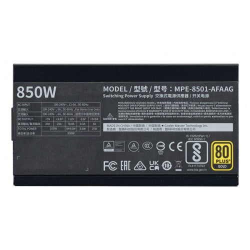 FUENTE ALIMENTACION COOLER MASTER 850W MWE GOLD 850 V2 ATX3.1 (MPE-8501-AFAAG-3EEU)_1