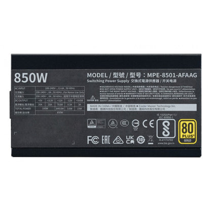 FUENTE ALIMENTACION COOLER MASTER 850W MWE GOLD 850 V2 ATX3.1 (MPE-8501-AFAAG-3EEU)_1