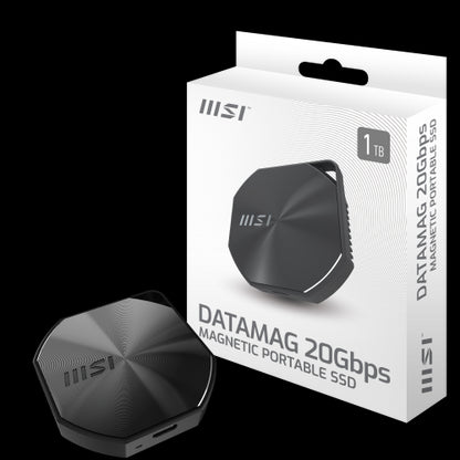 MSI DATAMAG 20GBPS 2TB unidad externa de estado sÃ³lido USB Tipo C USB 3.2 Gen 2x2 Negro_1