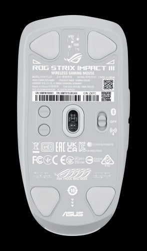 ASUS ROG Strix Impact III Wireless ratÃ³n Juego Ambidextro RF Wireless + Bluetooth Ã“ptico 36000 DPI_1