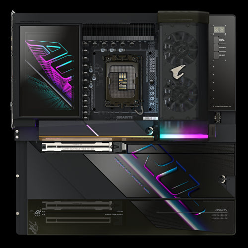 GIGABYTE Z890 AORUS XTREME AI TOP Placa Base - Compatible con CPUs Intel Core Ultra (Serie 2), VRM de 22+1+2 fases, hasta 9500MHz DDR5 (OC), PCIe 5.0 M.2, Wi-Fi 7, Thunderbolt 5_1
