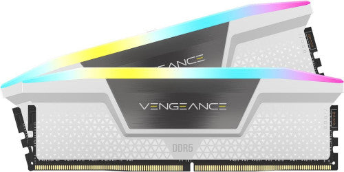 MEMORIA CORSAIR DDR5 32GB 2X16GB PC6000 VENGEANCE RGB BLANCA CMH32GX5M2B6000Z30W_0