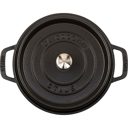 Cocotte Staub / 20cm / Redonda / Preto / 40509-487-0_0