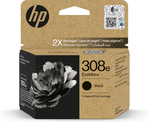 HP Cartucho de Tinta Original EvoMore 308e negra_0