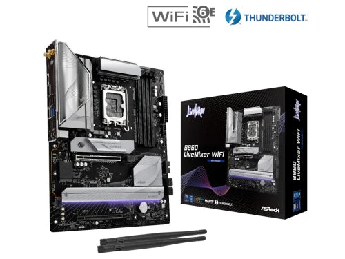 PLACA ASROCK B860 LIVEMIXER WIFI,INTEL,1851,B860,4DDR5,USB 10GBPS,WIFI,ATX_0