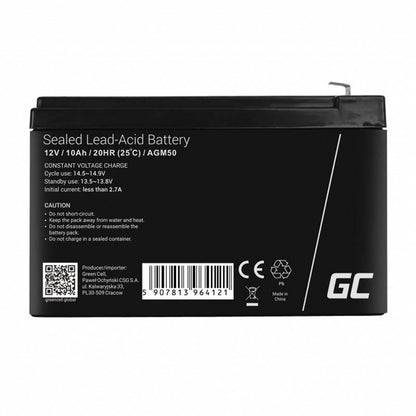 Green Cell AGM VRLA 12V 10Ah maintenance-free battery for UPS units_3