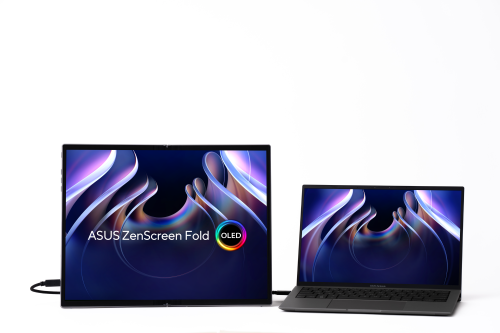 ASUS ZenScreen Fold OLED MQ17QH pantalla para PC 43,9 cm (17.3") 2560 x 1920 Pixeles Quad HD Plata_0