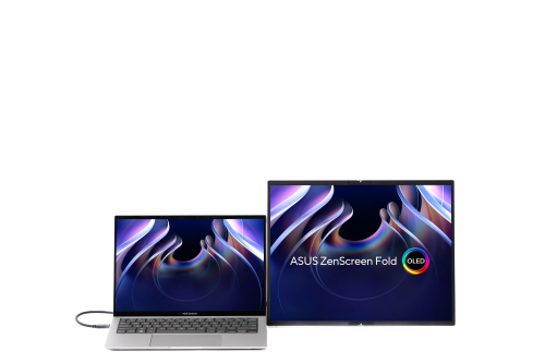 ASUS ZenScreen Fold OLED MQ17QH pantalla para PC 43,9 cm (17.3") 2560 x 1920 Pixeles Quad HD Plata_2
