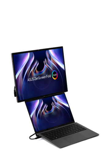 ASUS ZenScreen Fold OLED MQ17QH pantalla para PC 43,9 cm (17.3") 2560 x 1920 Pixeles Quad HD Plata_6