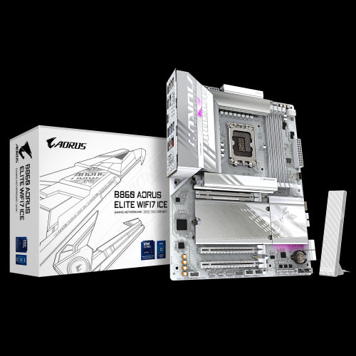 GIGABYTE B860 AORUS ELITE WIFI7 ICE Intel B860 LGA 1851 (Socket V1) ATX_0