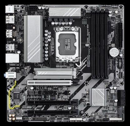 GIGABYTE B860M DS3H Placa base - CPUs Intel Core Ultra, VRM de 5+1+2+1 fases, hasta 9066MHz DDR5, 1xPCIe 5.0 + 1xPCIe 4.0 M.2, LAN 2,5 GbE, USB 3.2 Gen 2_1