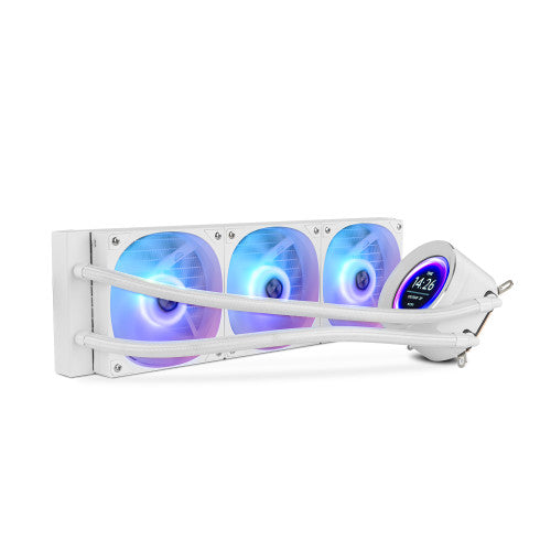 NOX X-360 LCD Procesador Refrigerador de aire 12 cm Blanco 1 pieza(s)_1