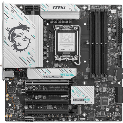 PLACA MSI B860M GAMING PLUS WIFI,INTEL,1851,B860,4DDR5,USB 10GBPS,WIFI,MATX_3