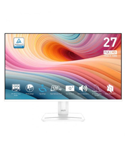 MSI MONITOR PRO MP275W E2. 27" IPS PLANO. 1920x1080 . 120HZ. BLANCO_0