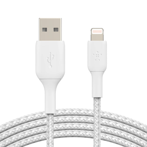 CAVO INTRECCIATO DA USB-A A LIGHTNING 1M - BIANCO_2