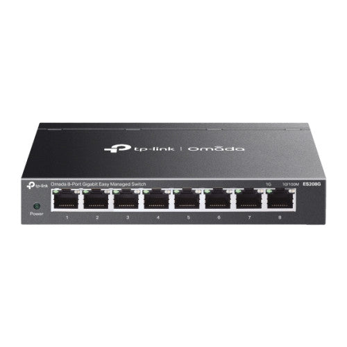 TP-Link ES208G switch Gestionado Gigabit Ethernet (10/100/1000) Negro_1