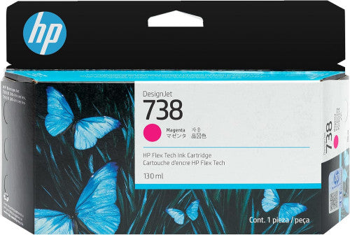 HP DESIGNJET 738 CARTUCHO MAGENTA 130ML_0