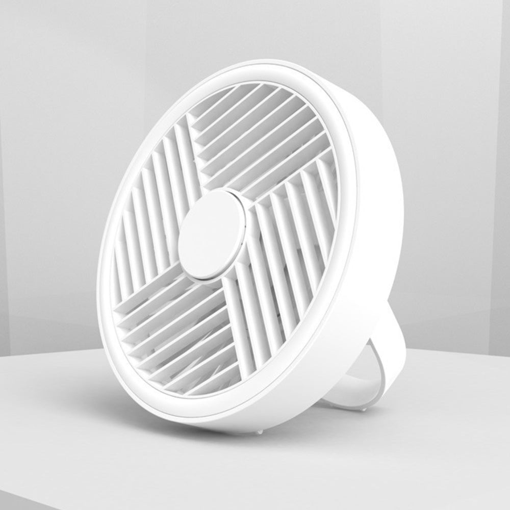 Ventilador de mesa portÃ¡til recarregÃ¡vel led splash 5,5w branco Ã¸180 x 85 mm_0