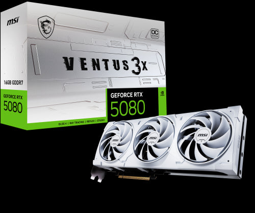 GeForce RTX 5080 VENTUS 3X OC WHITE, Grafikkarte_0