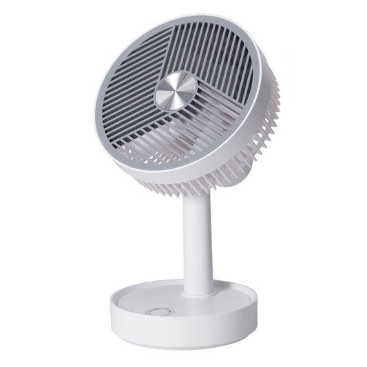 Ventilador de mesa recarregÃ¡vel, branco e cinzento, 3 velocidades, Ã¸135 x 270 mm_0