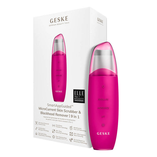 Skin Scrubber & Blackhead Remover 9in1 Geske with APP (magenta)_0