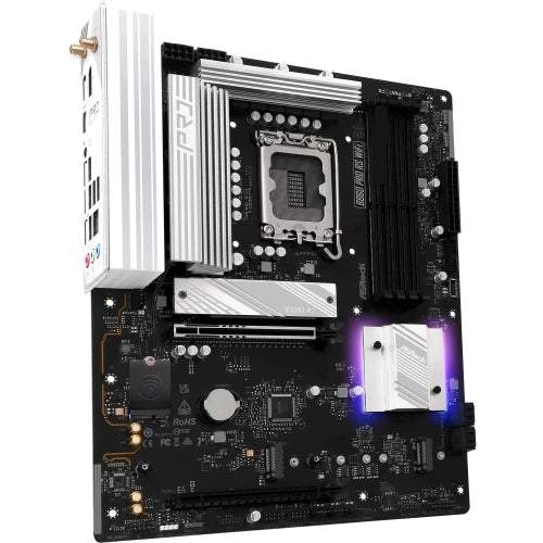 PLACA ASROCK B860 PRO RS WIFI,INTEL,1851,B860,4DDR5,256GB,1HDMI+1DP,4SATA3+2M.2,2.5GBLAN,WIFI6E+BT5.3,8USB3.2+2USB TYPE-C,ATX_2