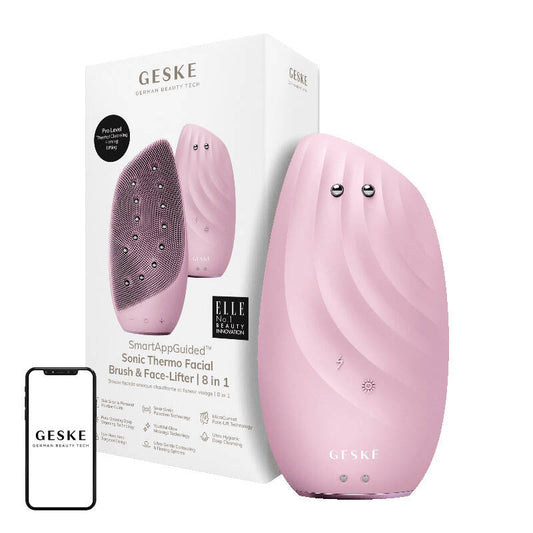 Sonic Thermo Facial Brush & Face-Lifter 8in1 Geske with APP (pink)_0