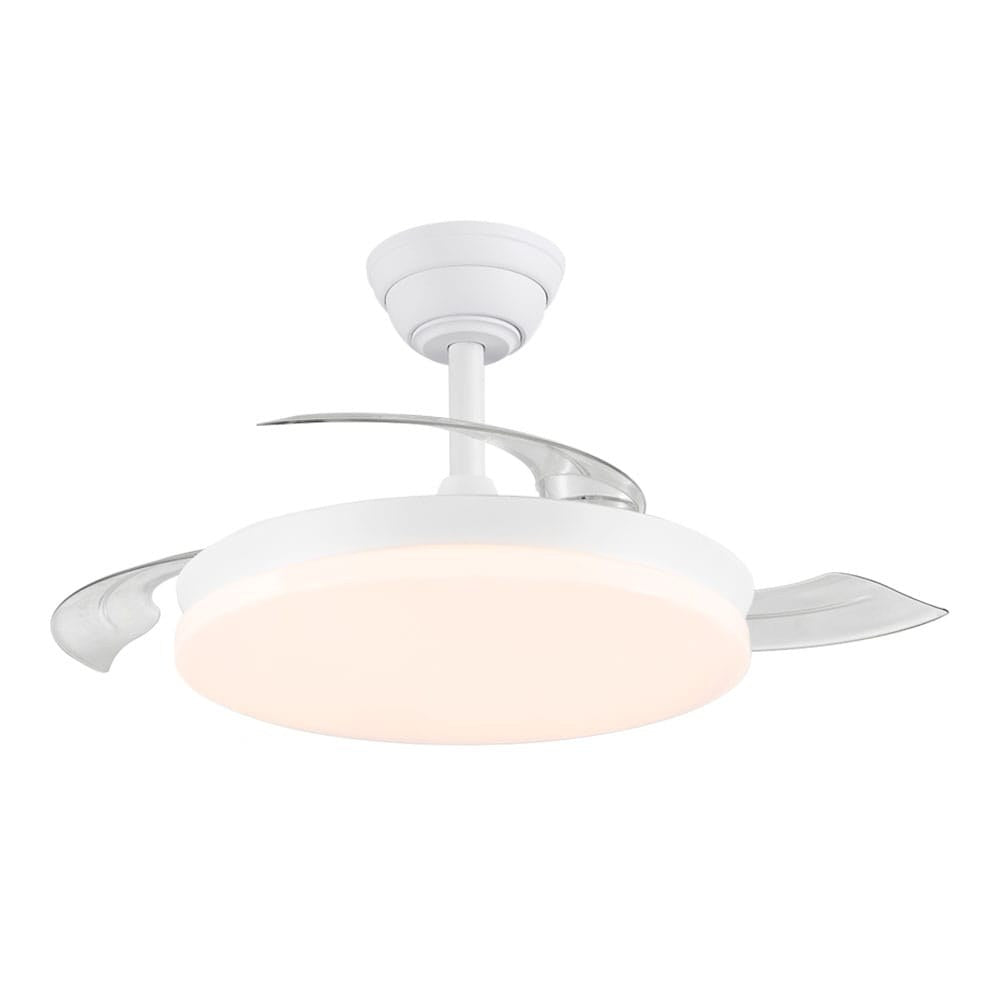 Ventilador de teto, led 3 cct, pÃ¡s retrÃ¡teis 48 w, 5280 lm, branco, Ã¸106 cm, luminÃ¡ria de teto Ã¸48 cm, altura 28-38 cm_0