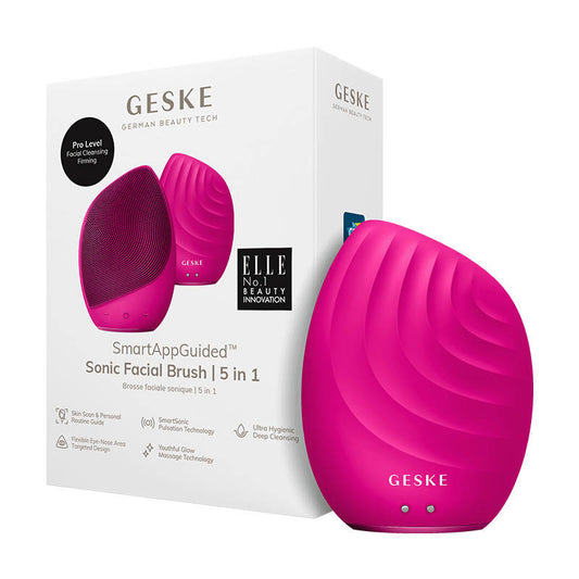 Facial Cleaning Sonic Brush 4in1 Geske With APP (magenta)_0